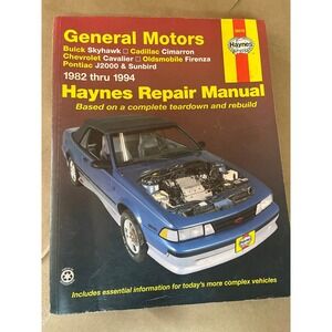 1982-1994 General Motors Haynes Repair Manual Book Buick Chevrolet Pontiac